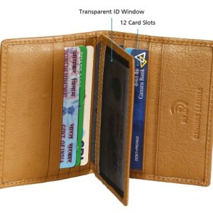 GENUINE LEATHER WALLET ; CARD HOLDER , RFID WALLET , SMALL LEATHER WALLET ; ARTICLE NUMBER KM 006 ; BRAND - KAR MOTIF